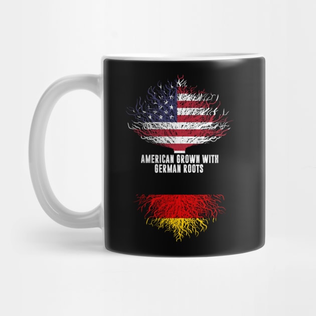 American Grown with German Roots USA Flag by silvercoin